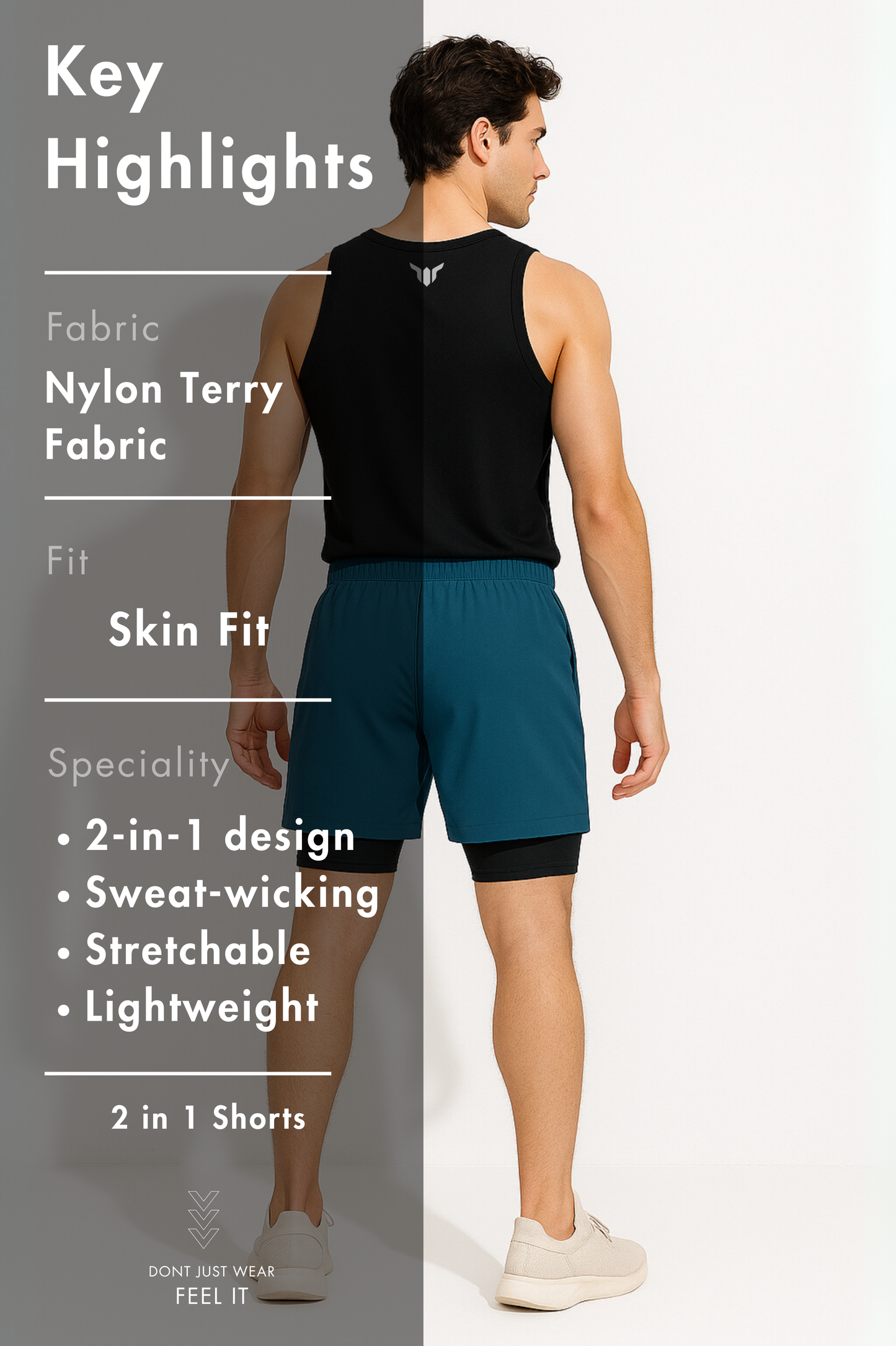 2 IN 1 Shift Short | Air Force
