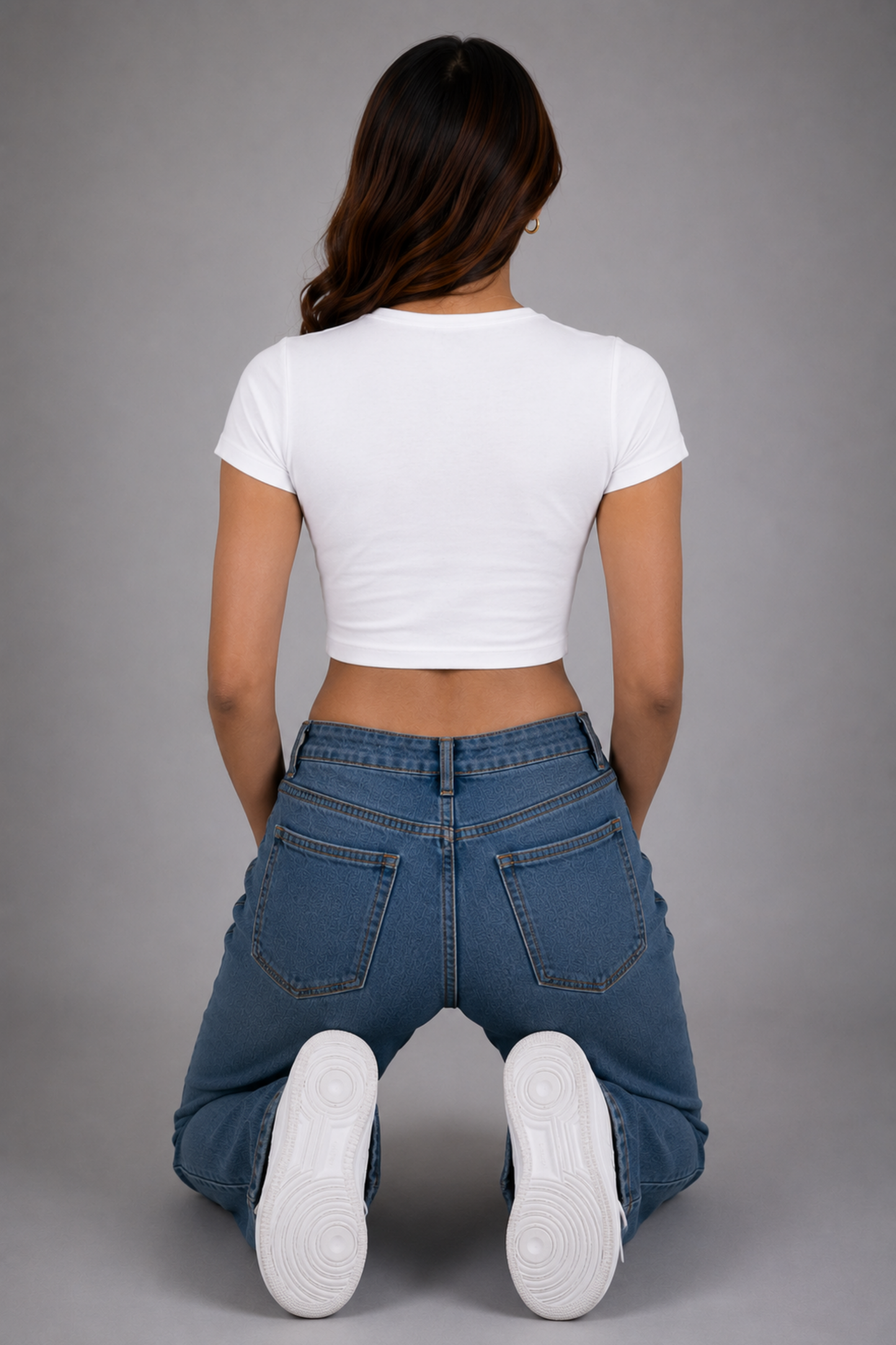 Women White Baby Tee | Rebel