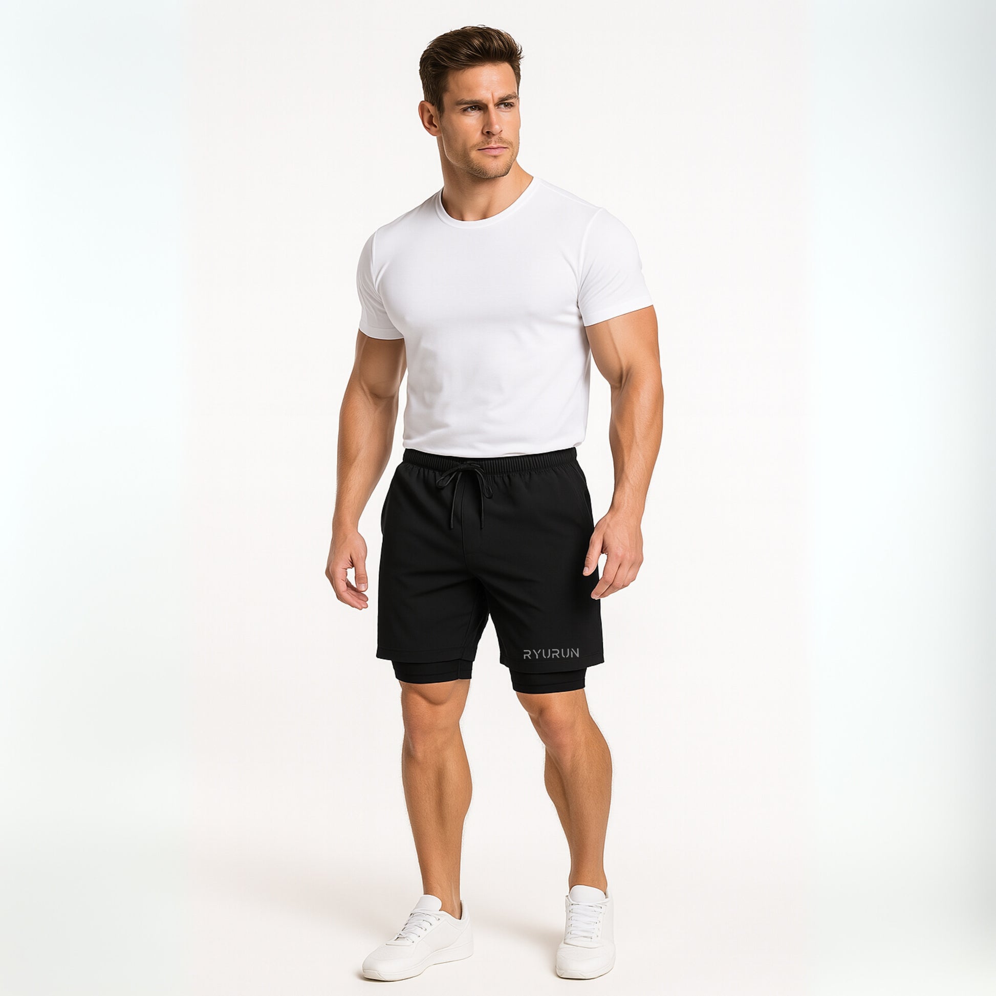 2 IN 1 Shift Short | Black