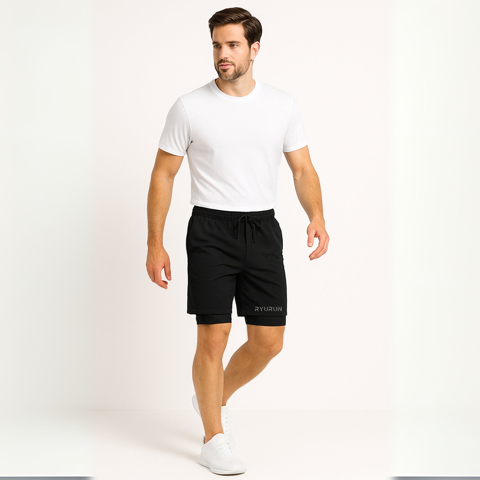2 IN 1 Shift Short | Black