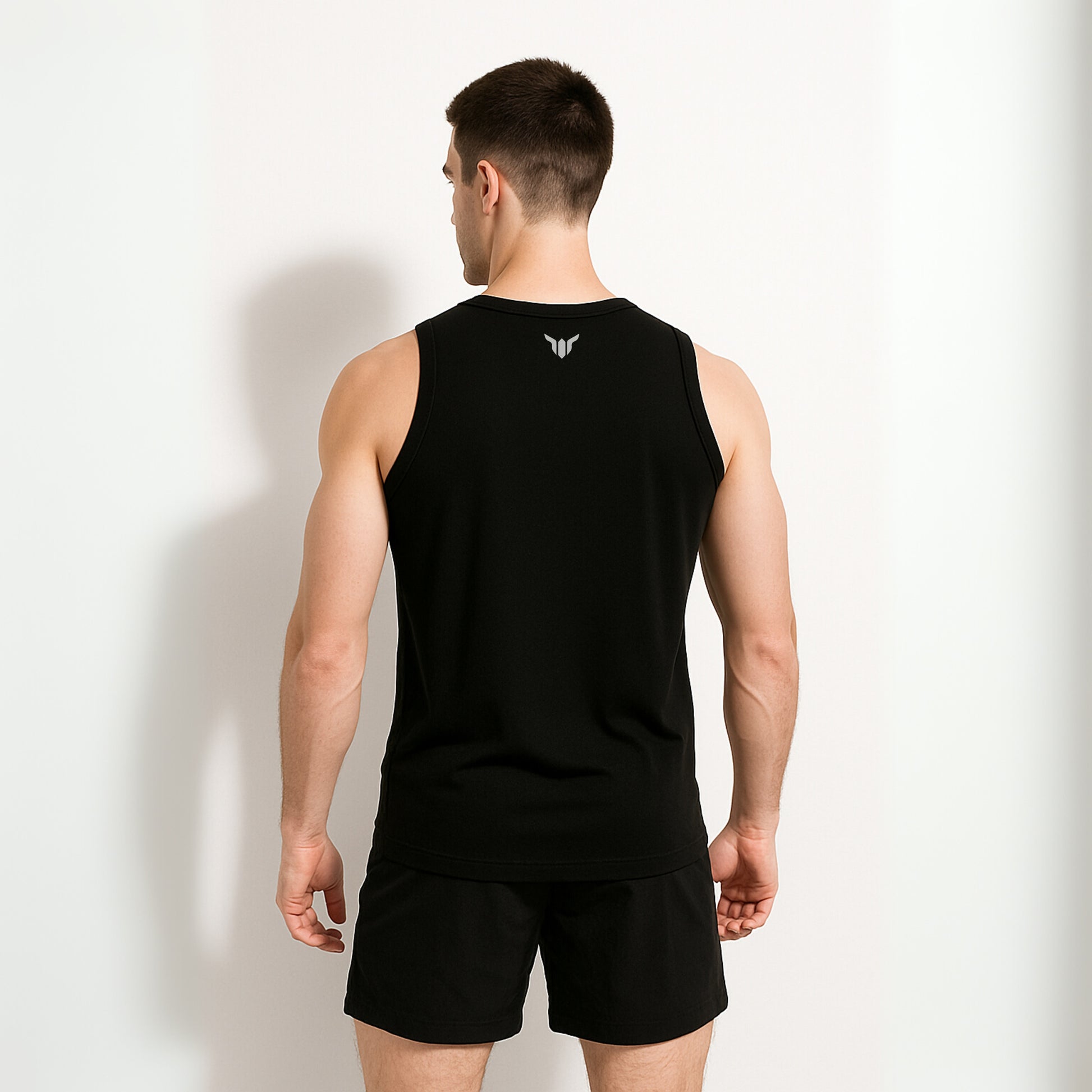 Muscle Mesh Gym Vest | Black