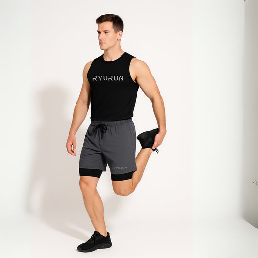 2 IN 1 Shift Short | Grey