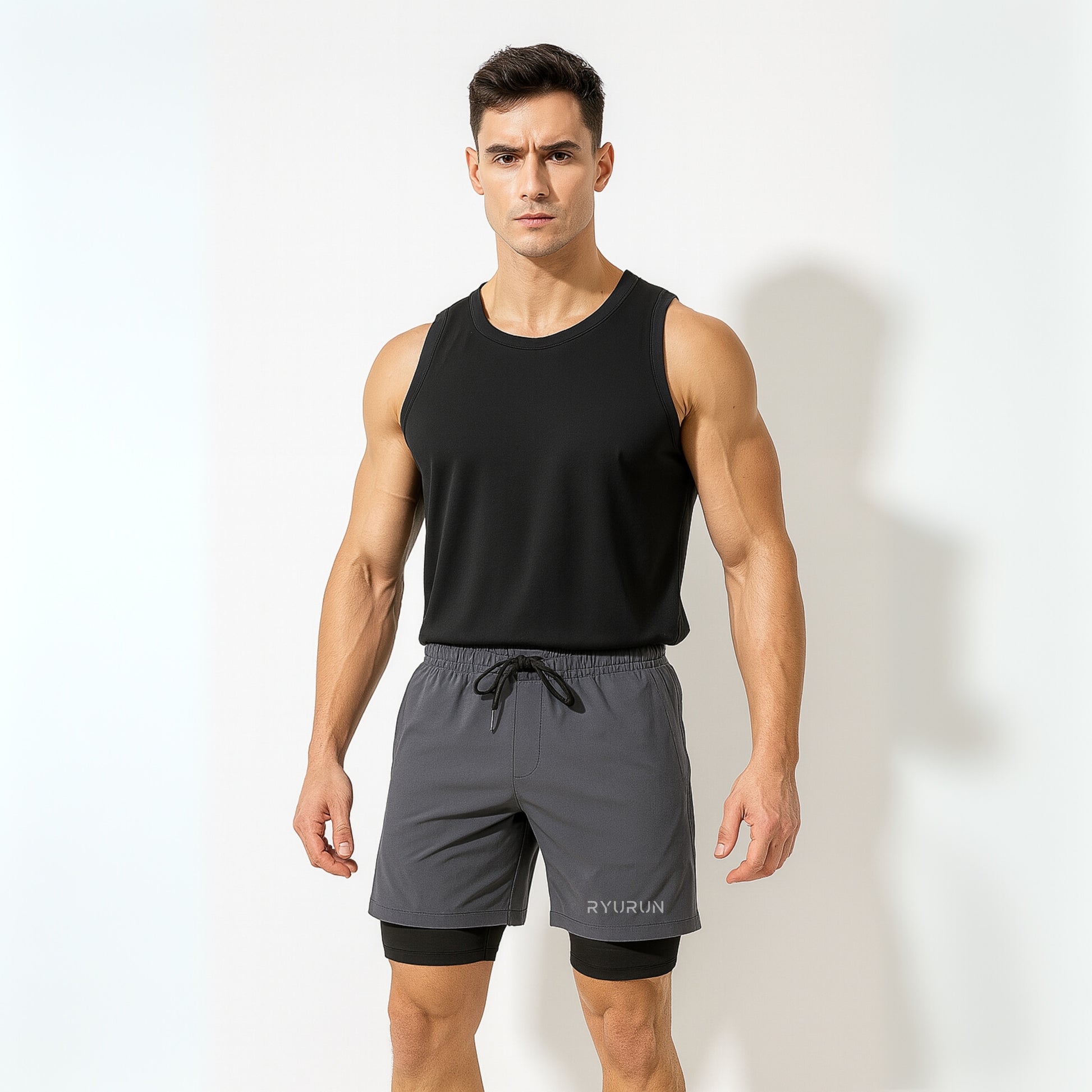2 IN 1 Shift Short | Grey