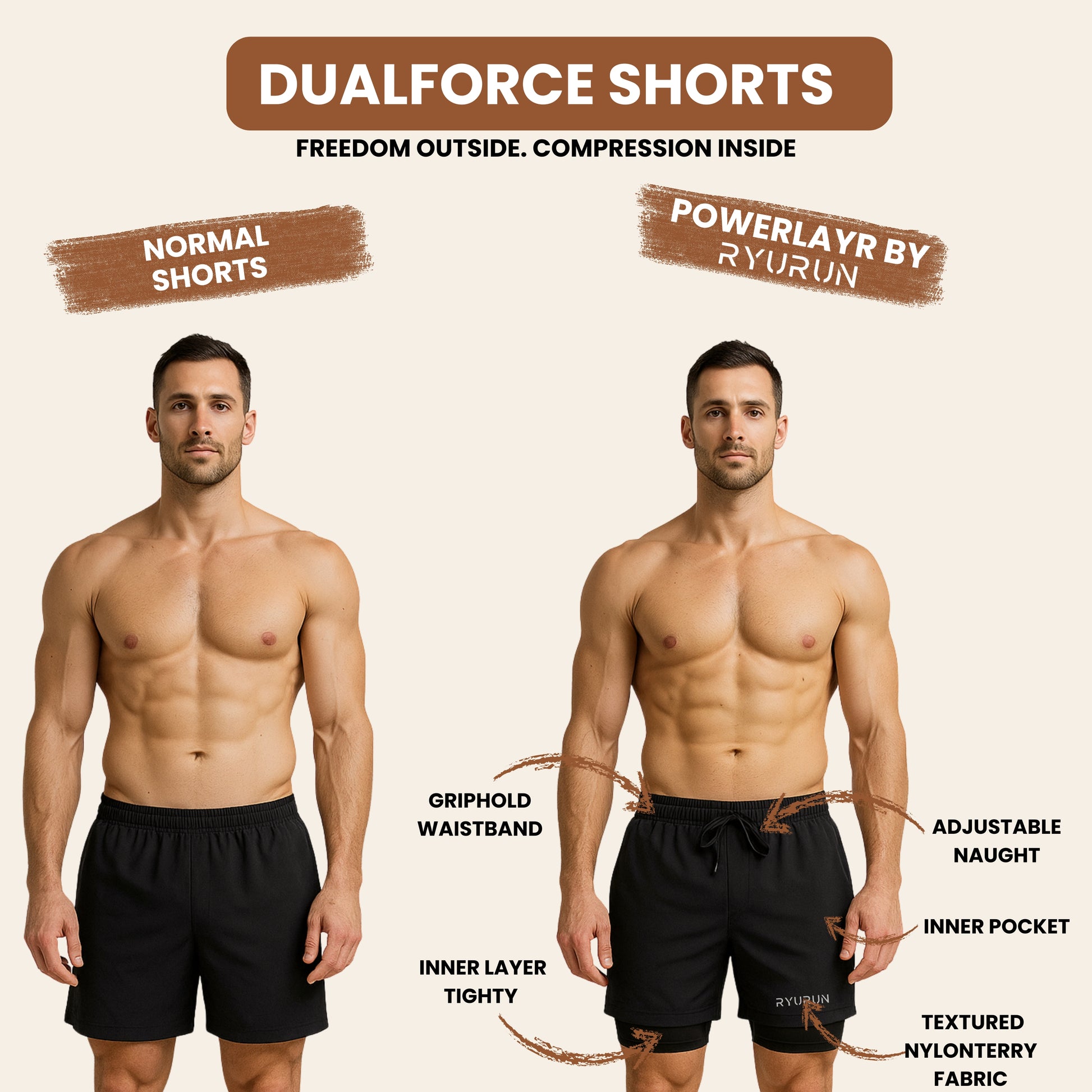 2 IN 1 Shift Short | Air Force