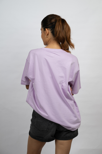 Oversized Aerella T Shirt | Lavender