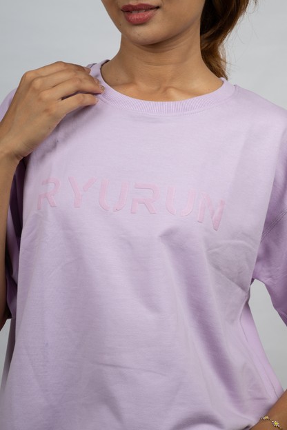 Oversized Aerella T Shirt | Lavender