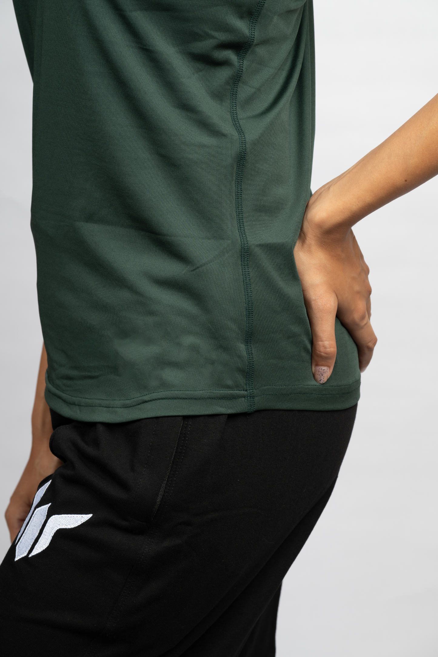 Women Bottle Green Tank Top