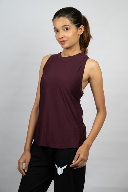Women Wine Tank Top