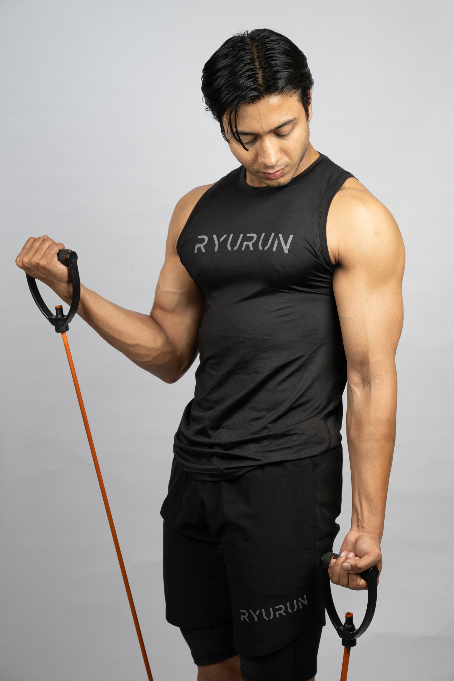 Muscle Mesh Gym Vest | Black