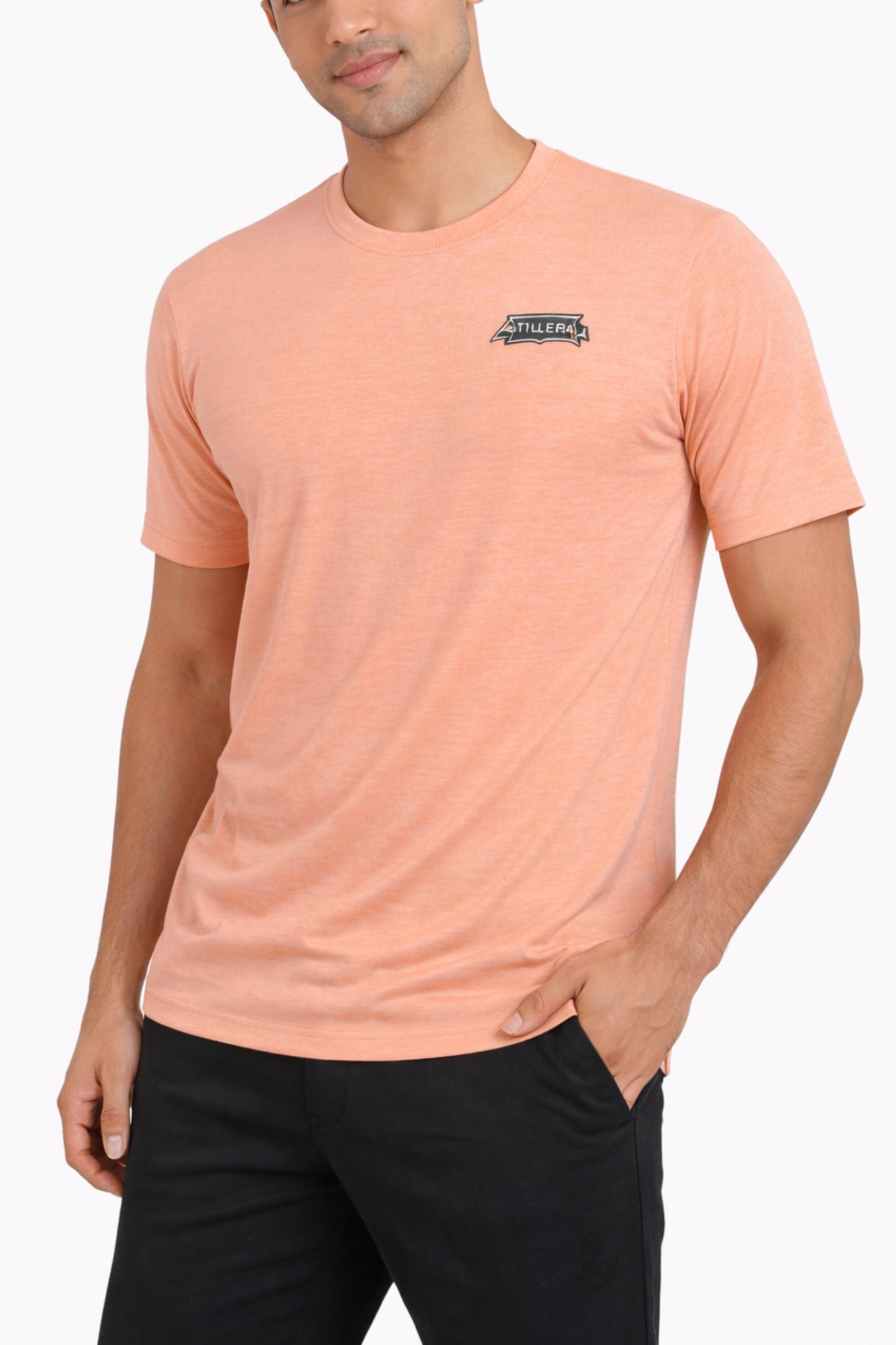 Men Pink Active T-Shirt