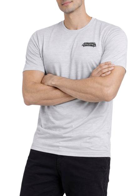 Men Grey Active T-Shirt