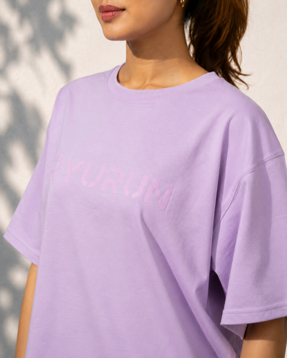 Oversized Aerella T Shirt | Lavender