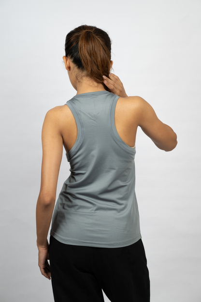 Women Grey Tank Top