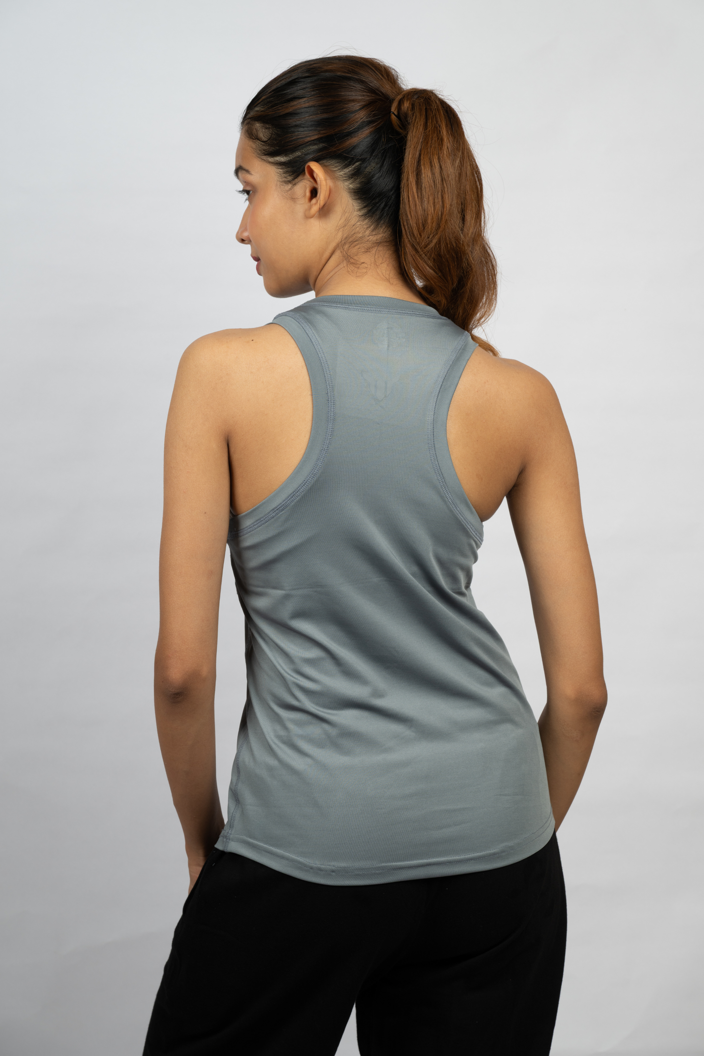 Women Grey Tank Top