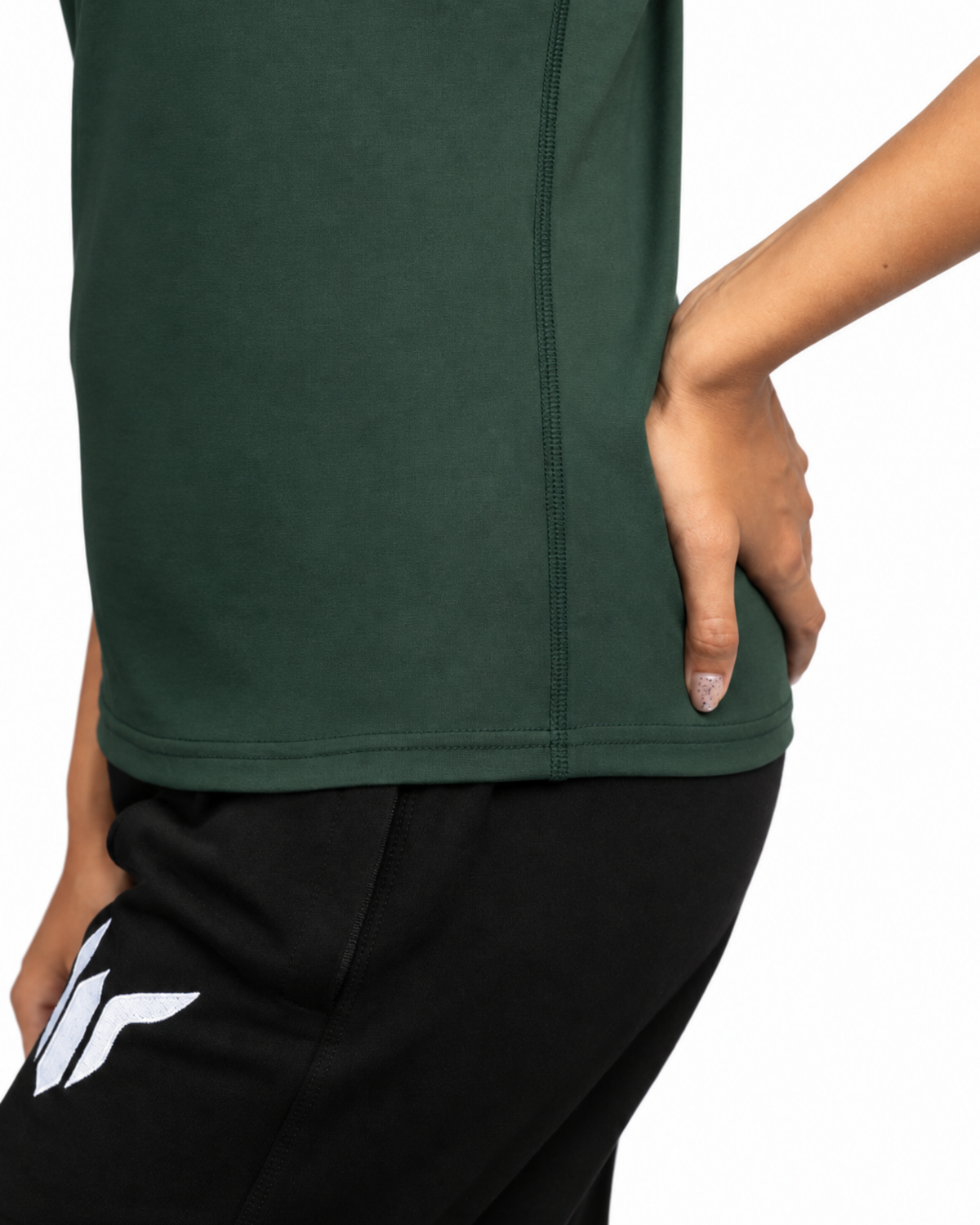 Women Bottle Green Tank Top