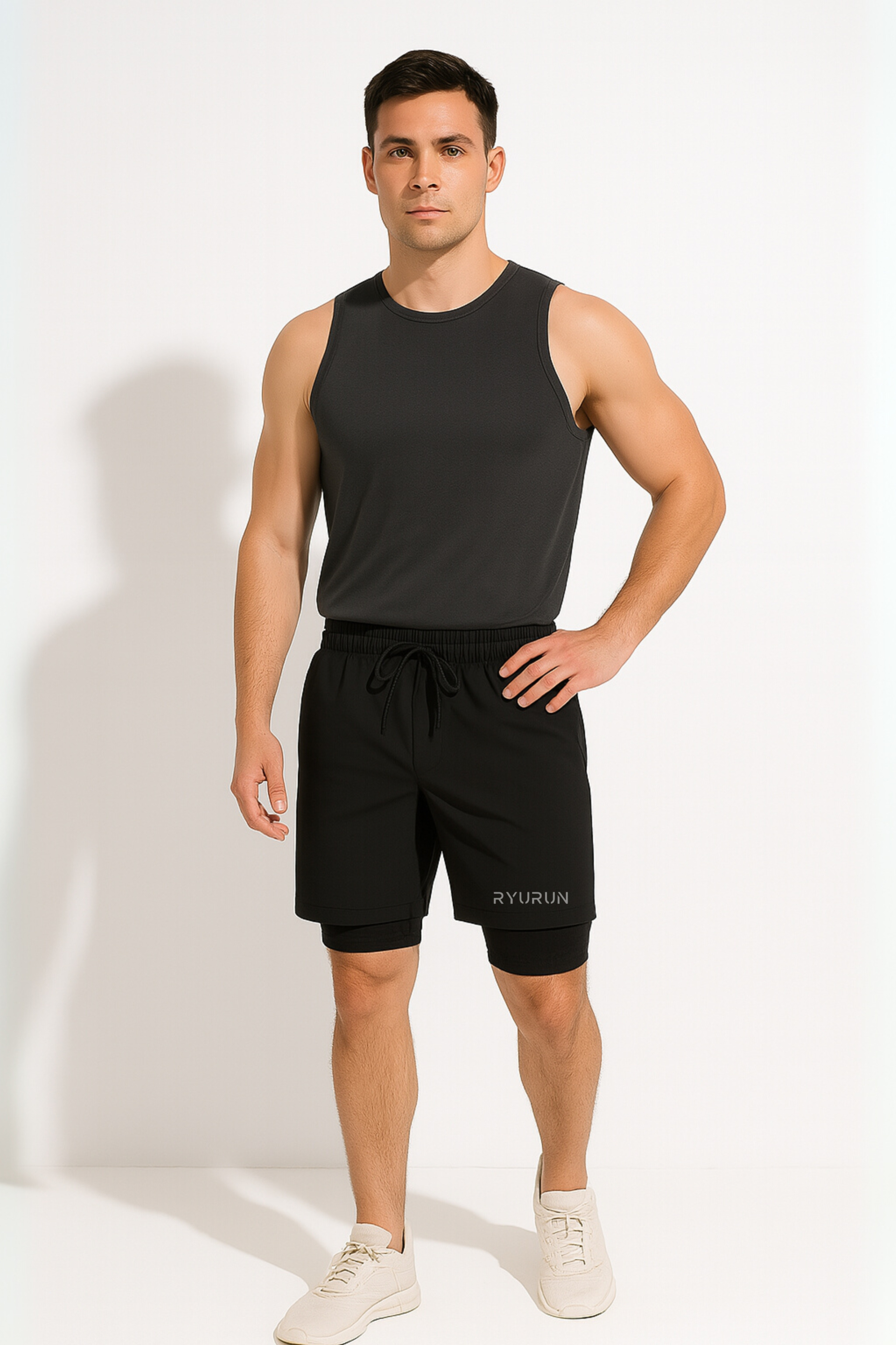 2 IN 1 Shift Short | Black
