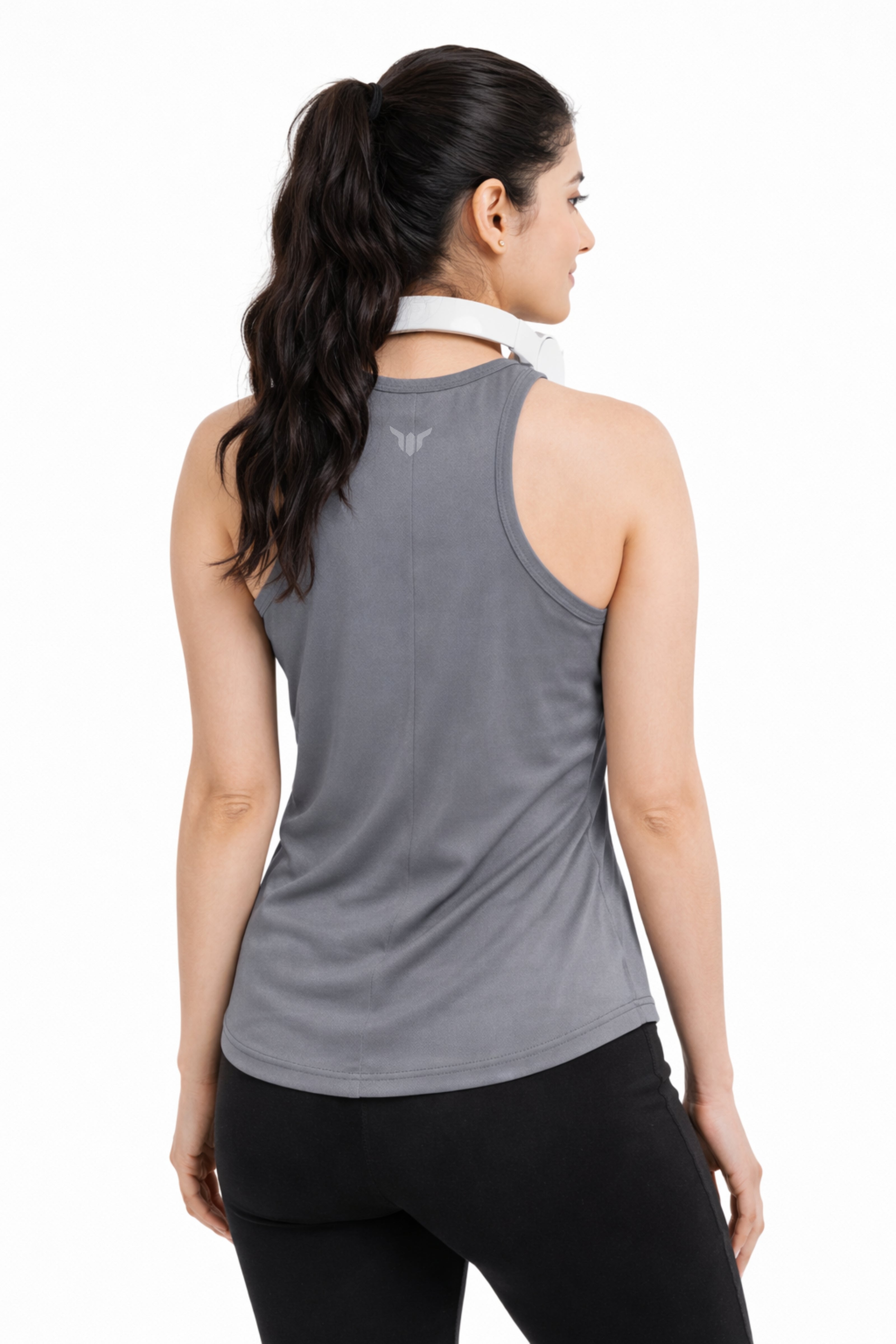 Women Grey Tank Top