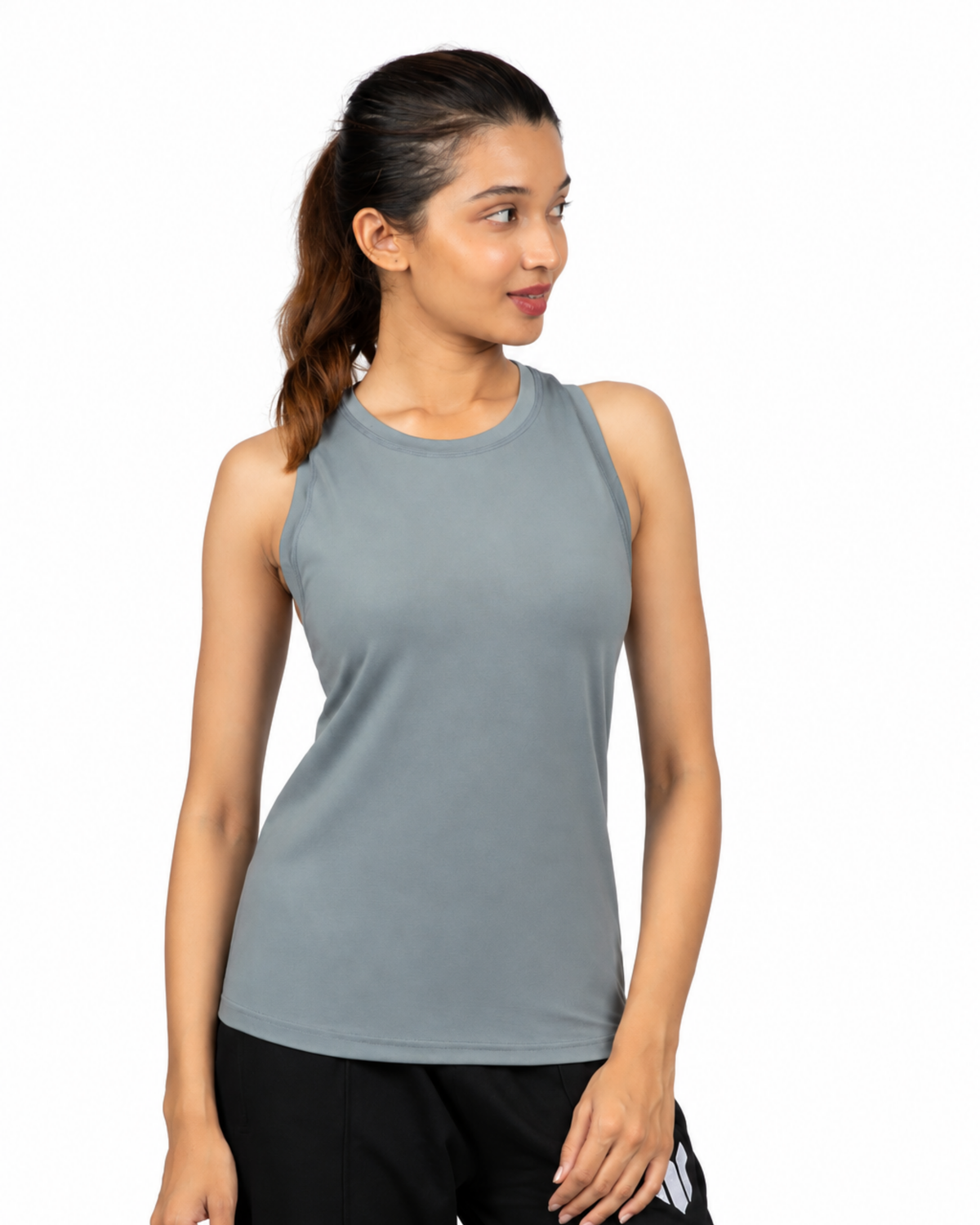Women Grey Tank Top