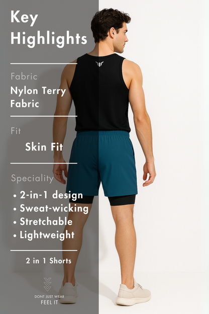 2 IN 1 Shift Short | Air Force