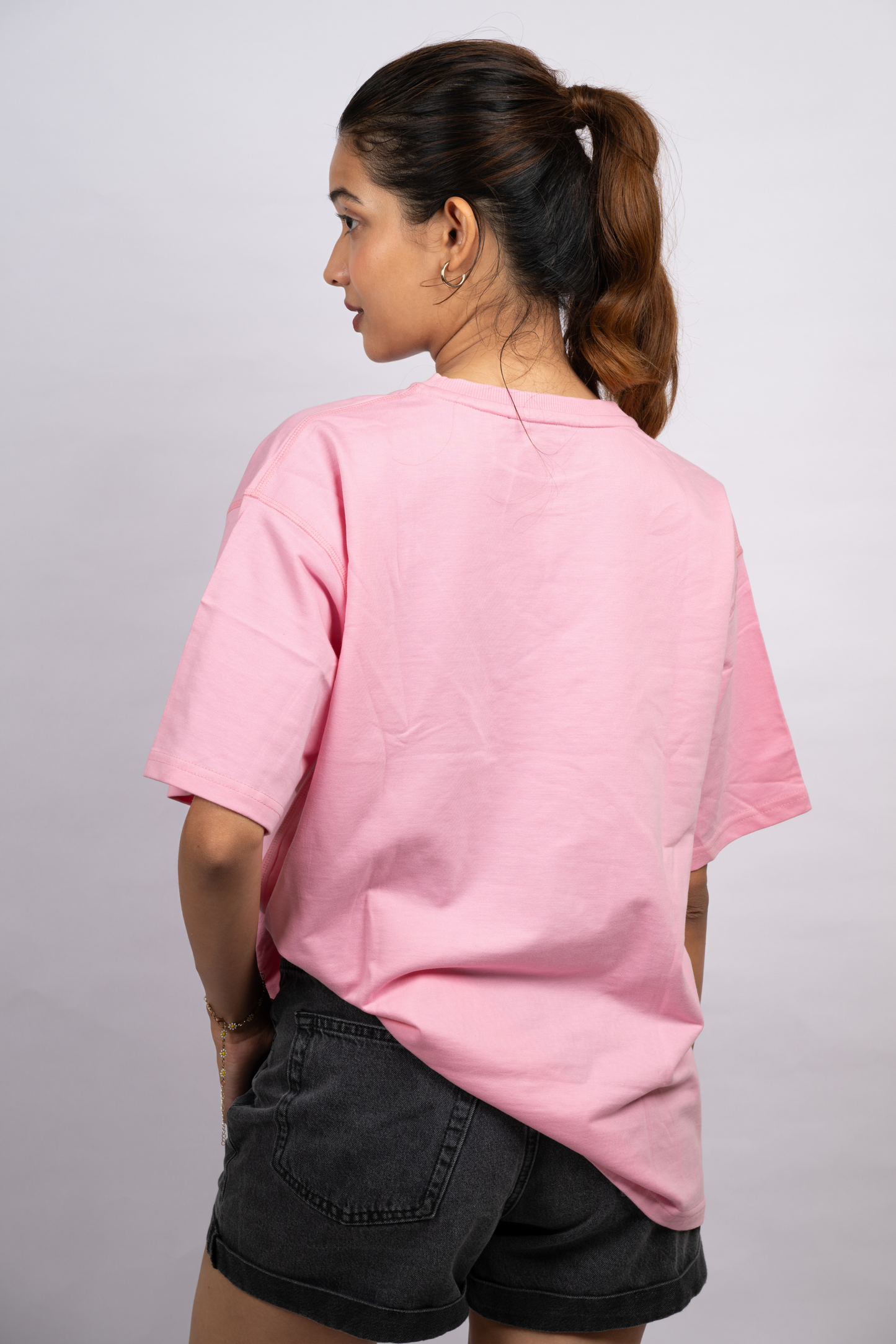 Oversized Aerella T Shirt | Pink