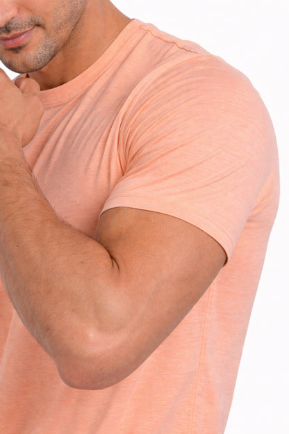 Men Pink Active T-Shirt