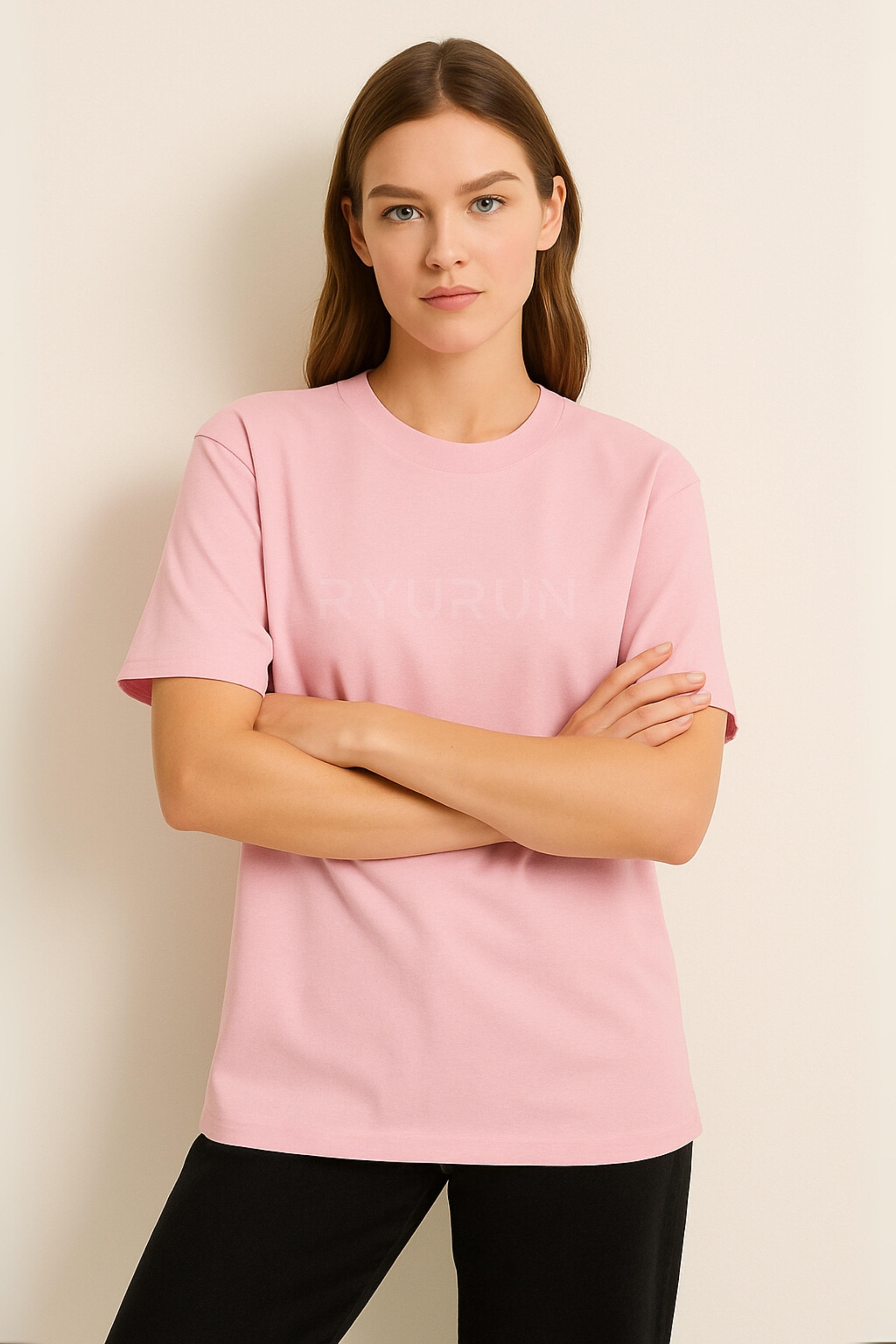 Oversized Aerella T Shirt | Pink