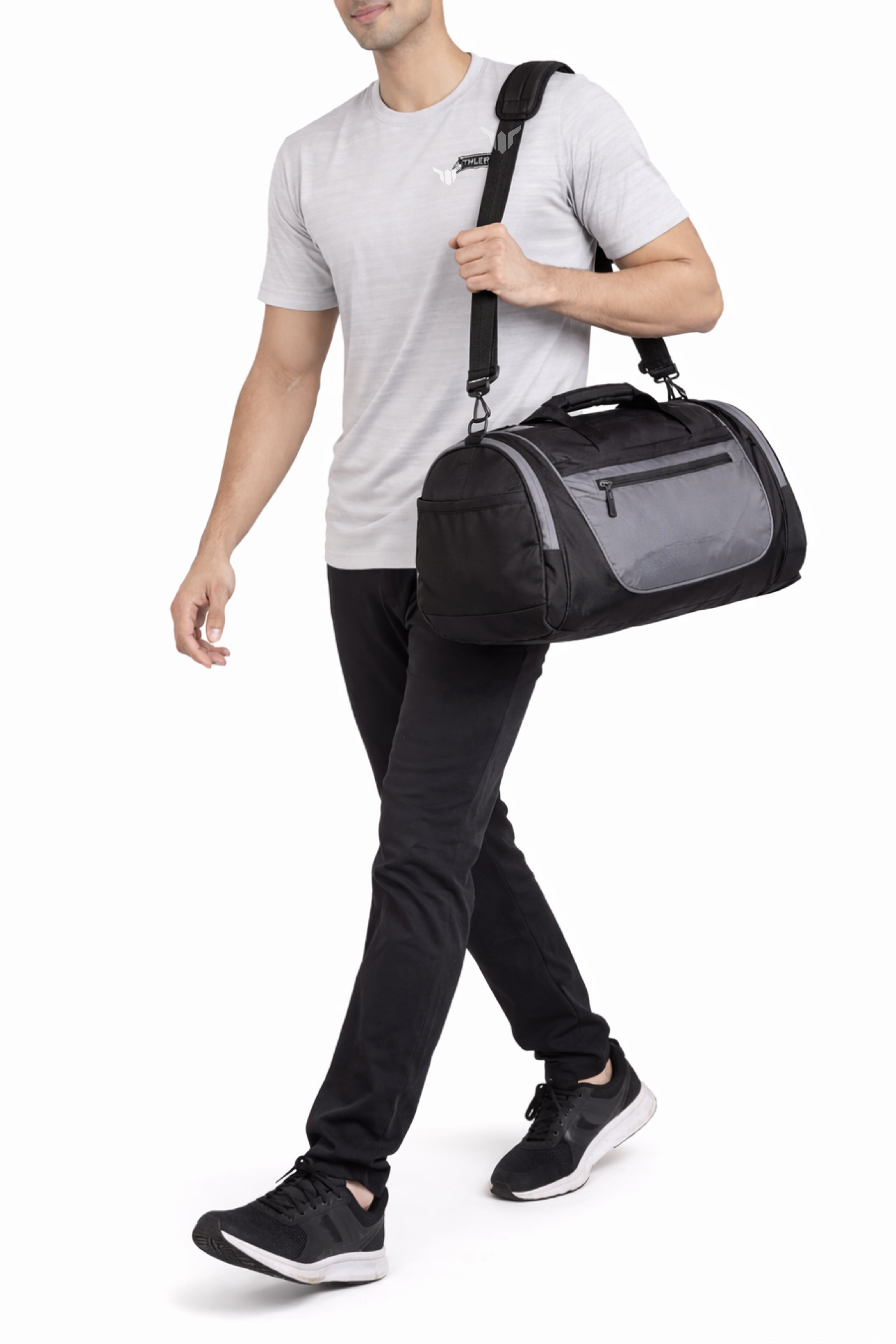Men Grey Active T-Shirt
