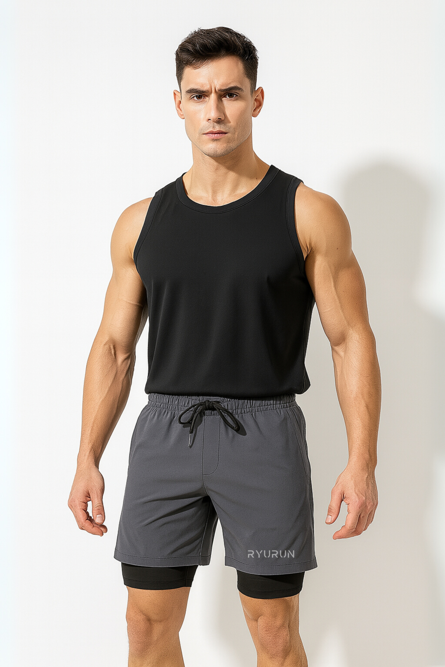 2 IN 1 Shift Short | Grey