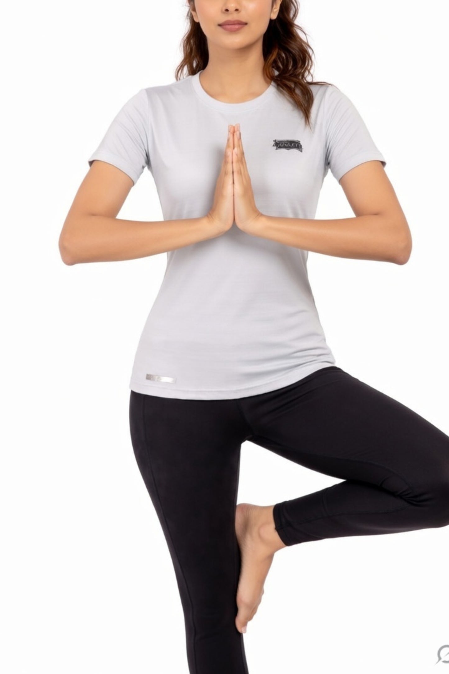 Women Grey Active T-Shirt