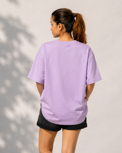 Oversized Aerella T Shirt | Lavender