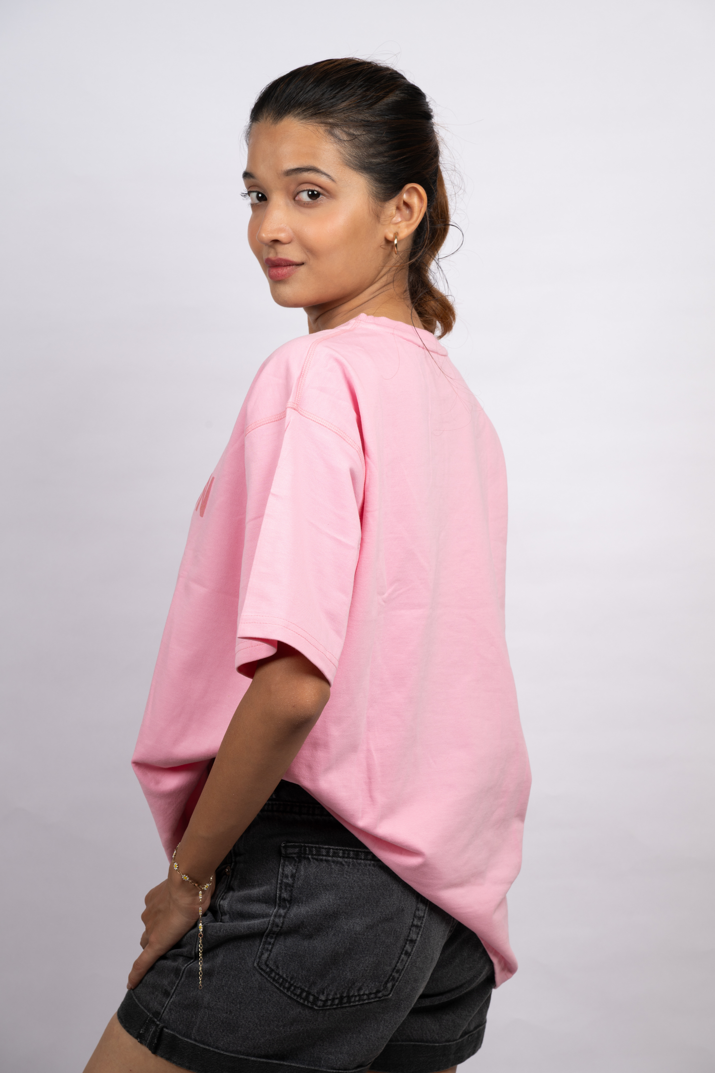 Oversized Aerella T Shirt | Pink