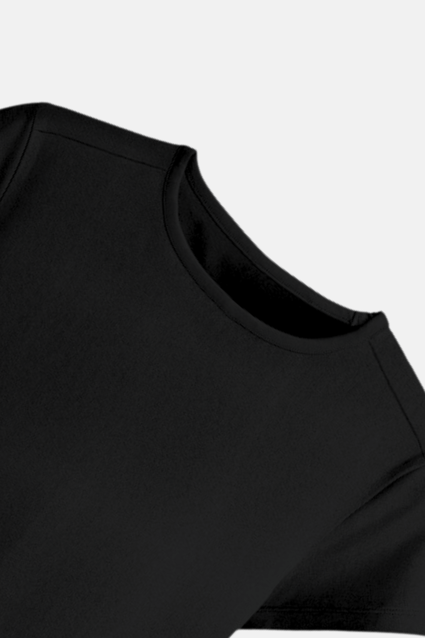 Women Black Baby Tee