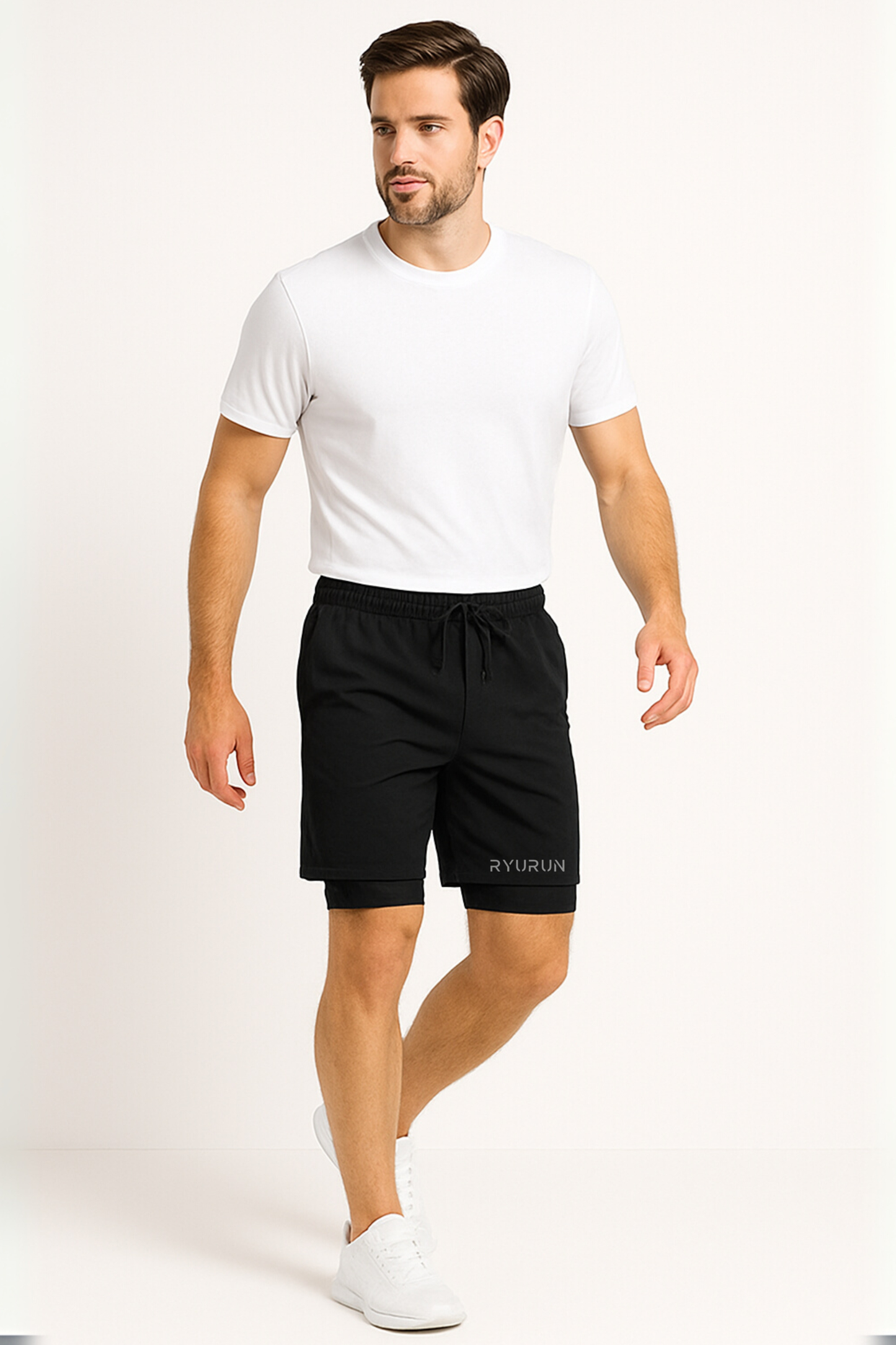 2 IN 1 Shift Short | Black