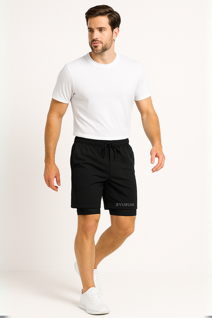 2 IN 1 Shift Short | Black