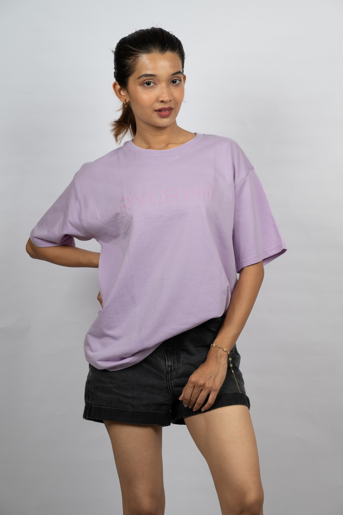 Oversized Aerella T Shirt | Lavender