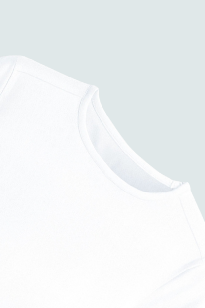 Women White Baby Tee