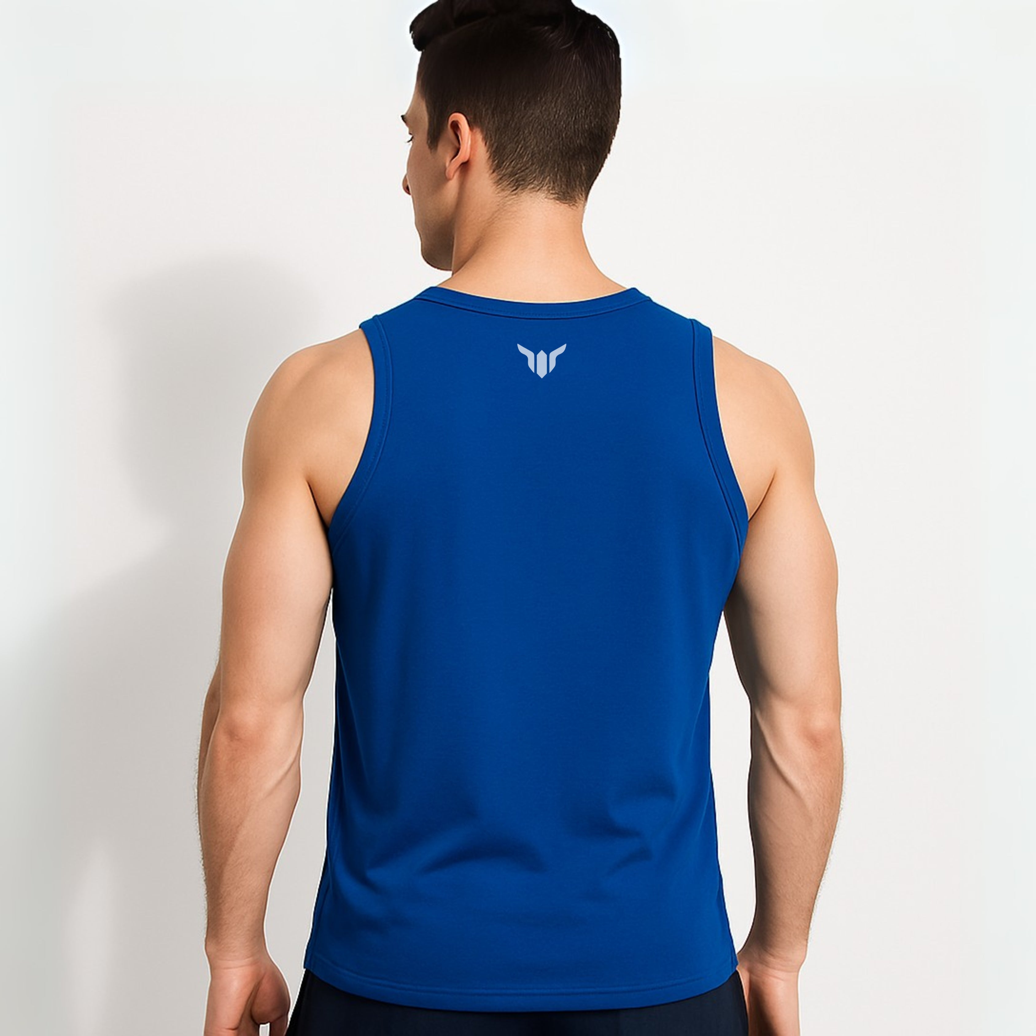 Muscle Mesh Gym Vest | Blue