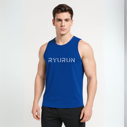 Muscle Mesh Gym Vest | Blue