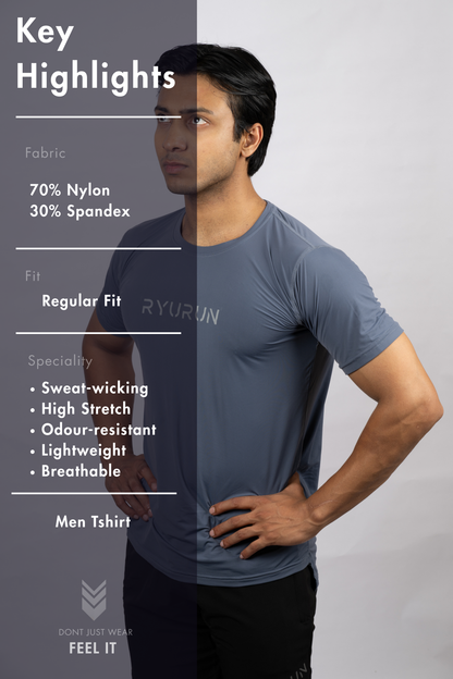 Vigorex Men's  T shirts | Lilac