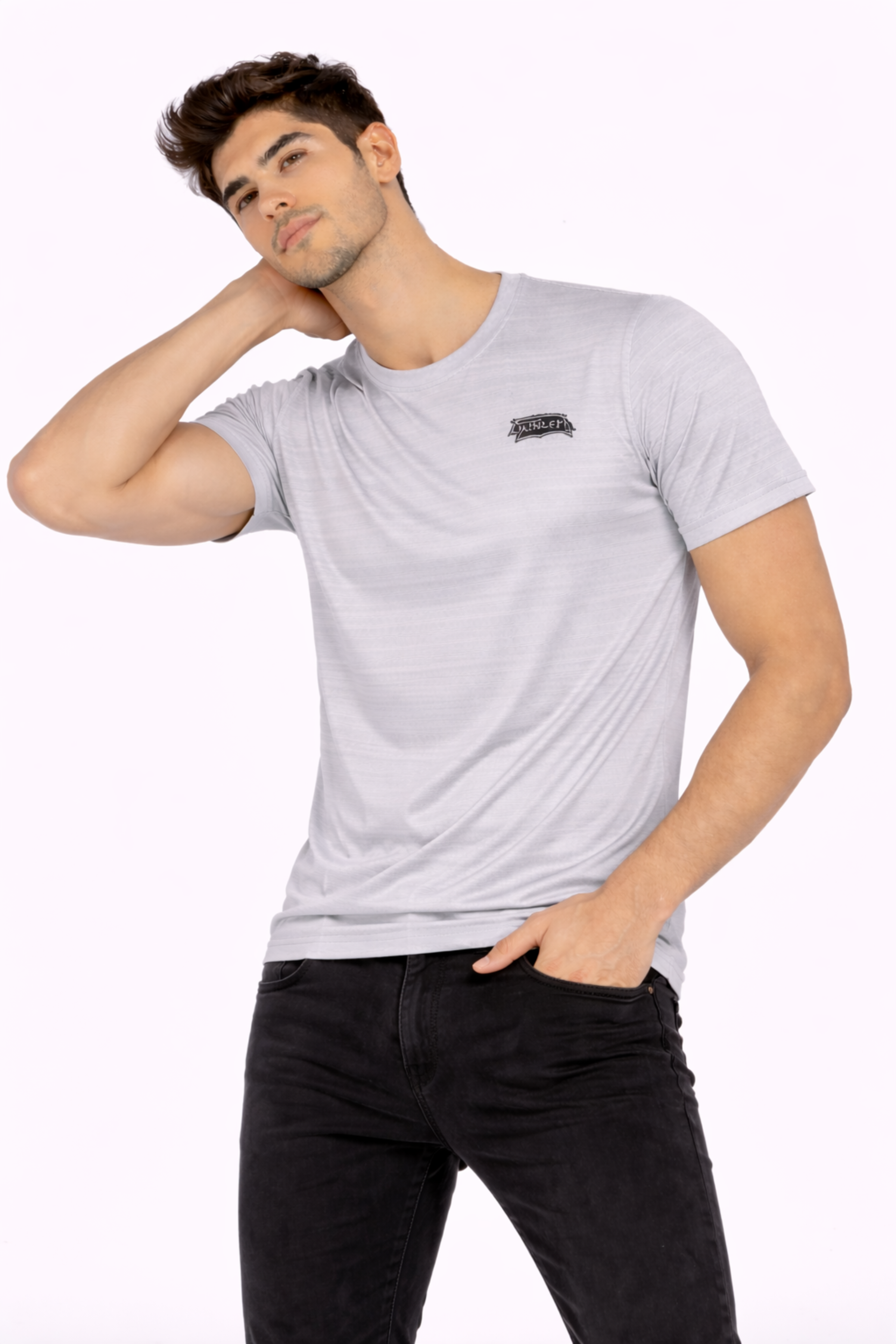 Men Grey Active T-Shirt