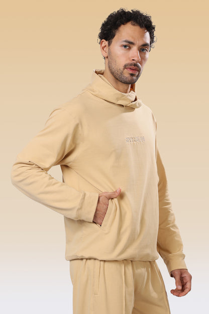 12 Month  Beige Hoodies
