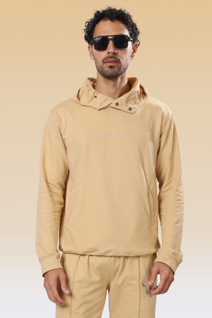 12 Month  Beige Hoodies