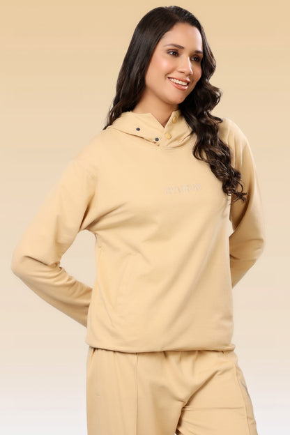 12 Month Beige Hoodies