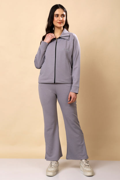 Women’s Signature Graphite Grey Zip-Up Jacket | Everyday Wear