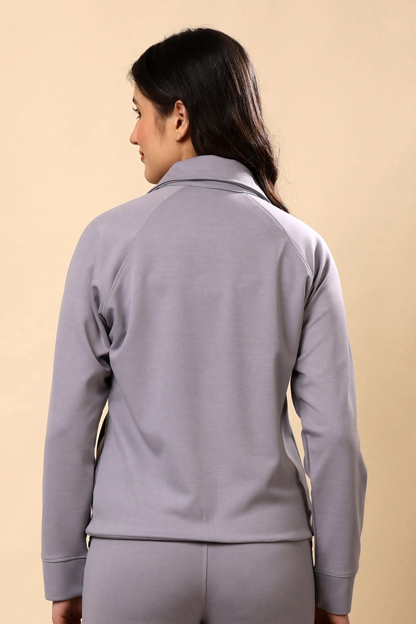 Women’s Signature Graphite Grey Zip-Up Jacket | Everyday Wear