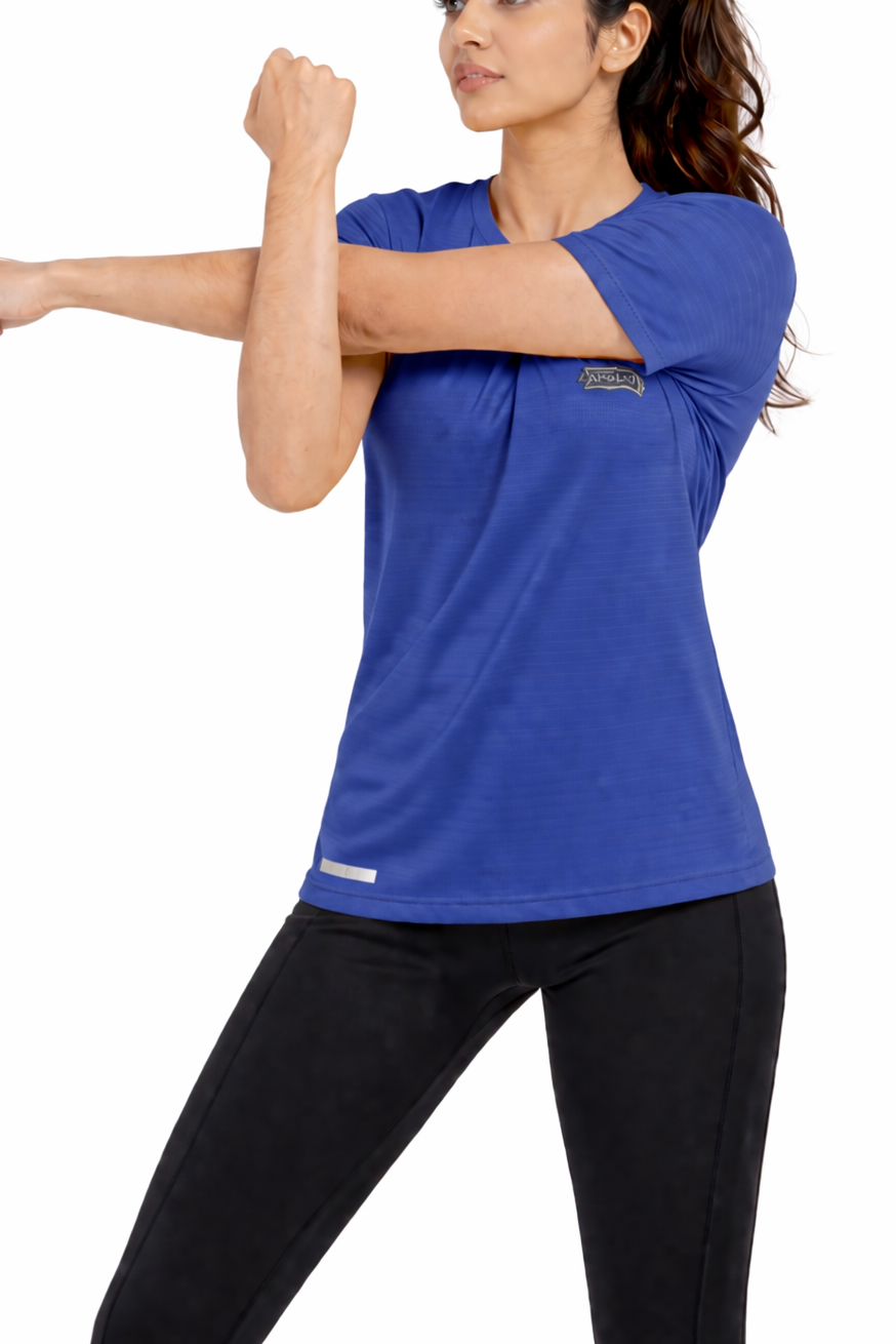 Women Navy Active T-Shirt