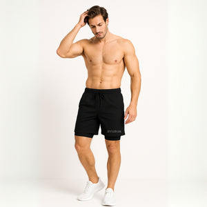 2 IN 1 Shift Short | Black