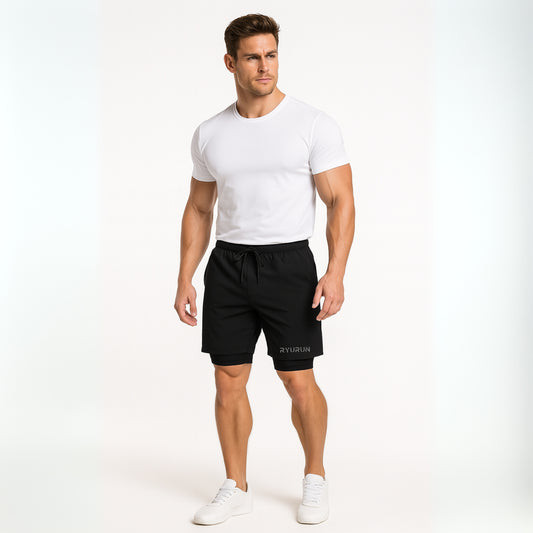 2 IN 1 Shift Short | Black