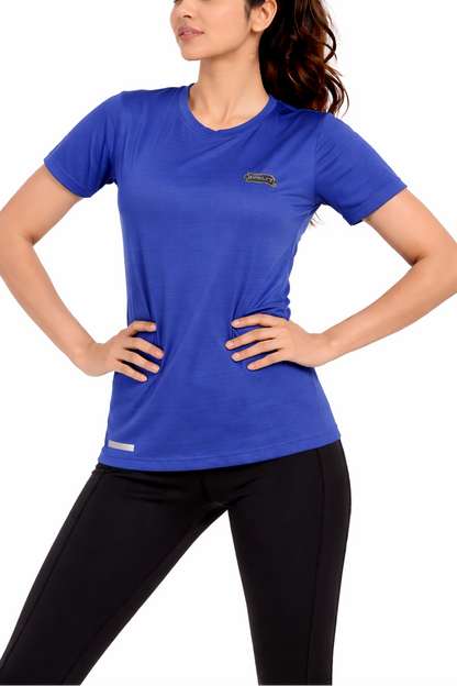 Women Navy Active T-Shirt