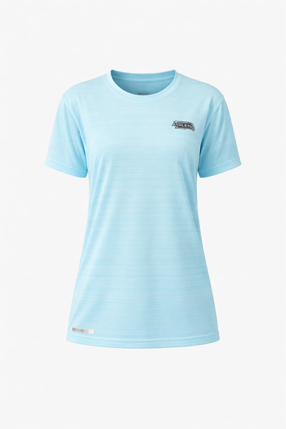 Women Sky Blue Active T-Shirt